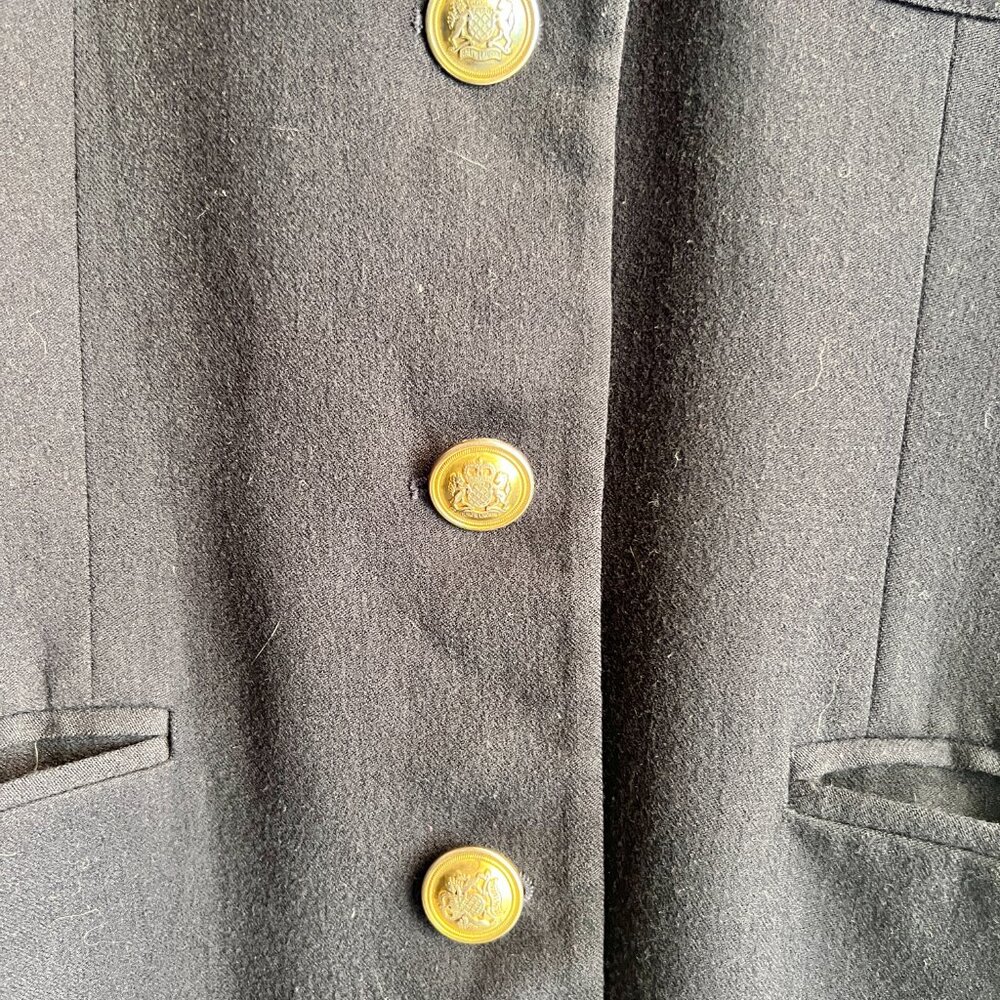 RALPH LAUREN Petite Navy Vintage Blazer 4P - Picture 5 of 14